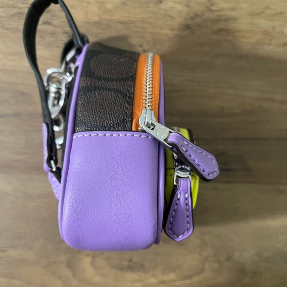 Coach Colorful Mini Backpack Keychain - Picture 3 of 7